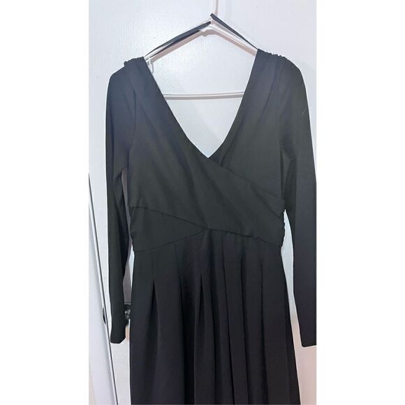 PINK TARTAN VERSAILLES VOGUE BLACK DRESS WOMENS SIZE M NEW ($395) - Picture 4 of 14